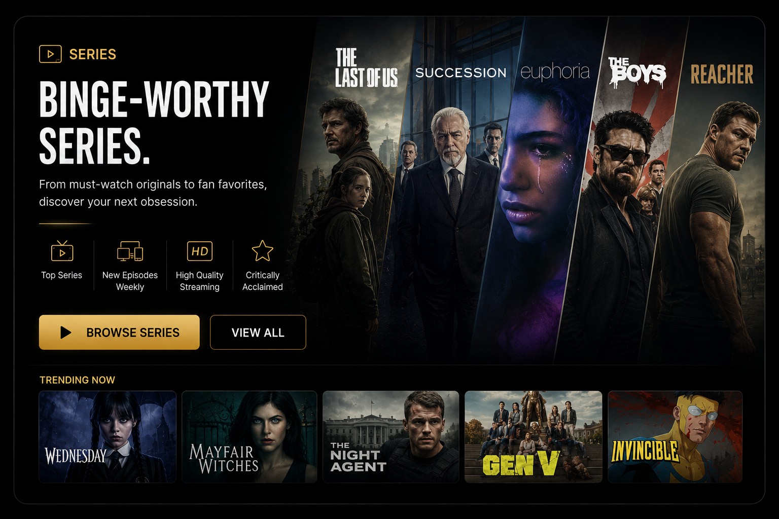 Series and binge-worthy shows
